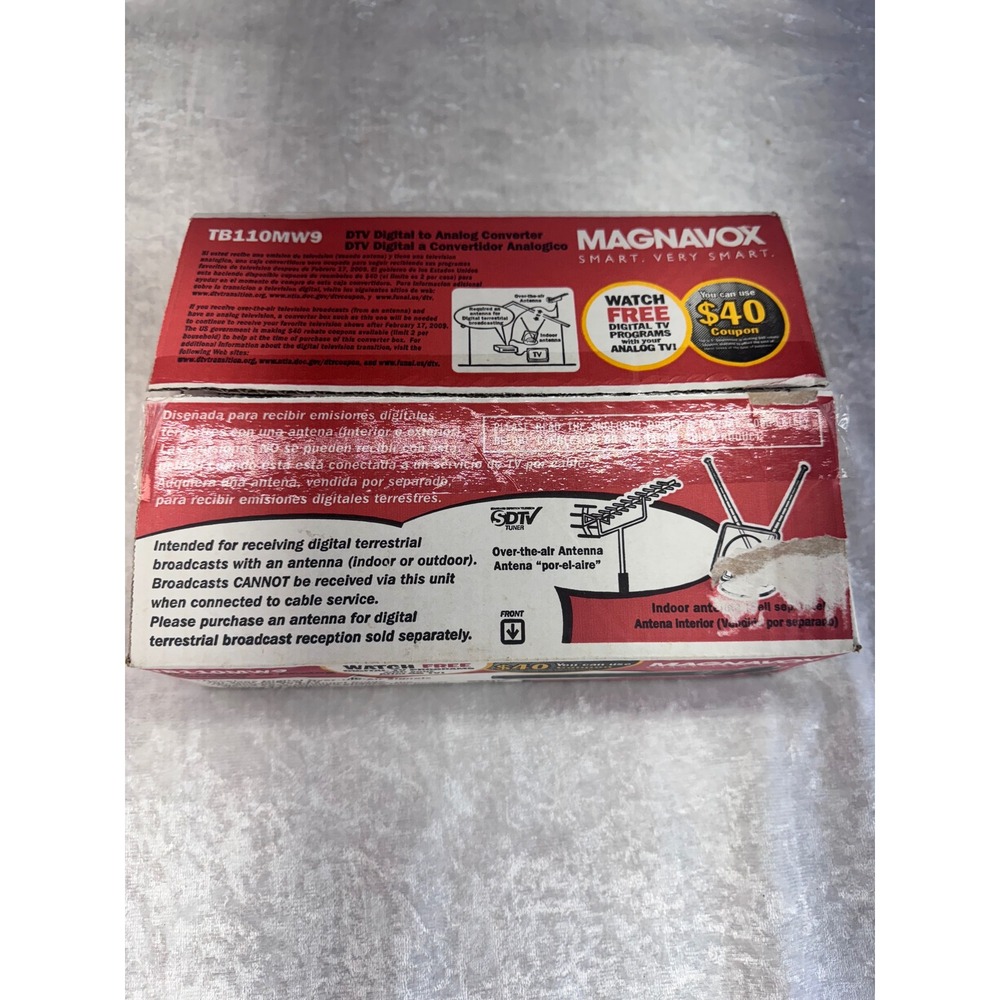 Magnavox TB110MW9 DTV Digital‎ to Analog Converter Box